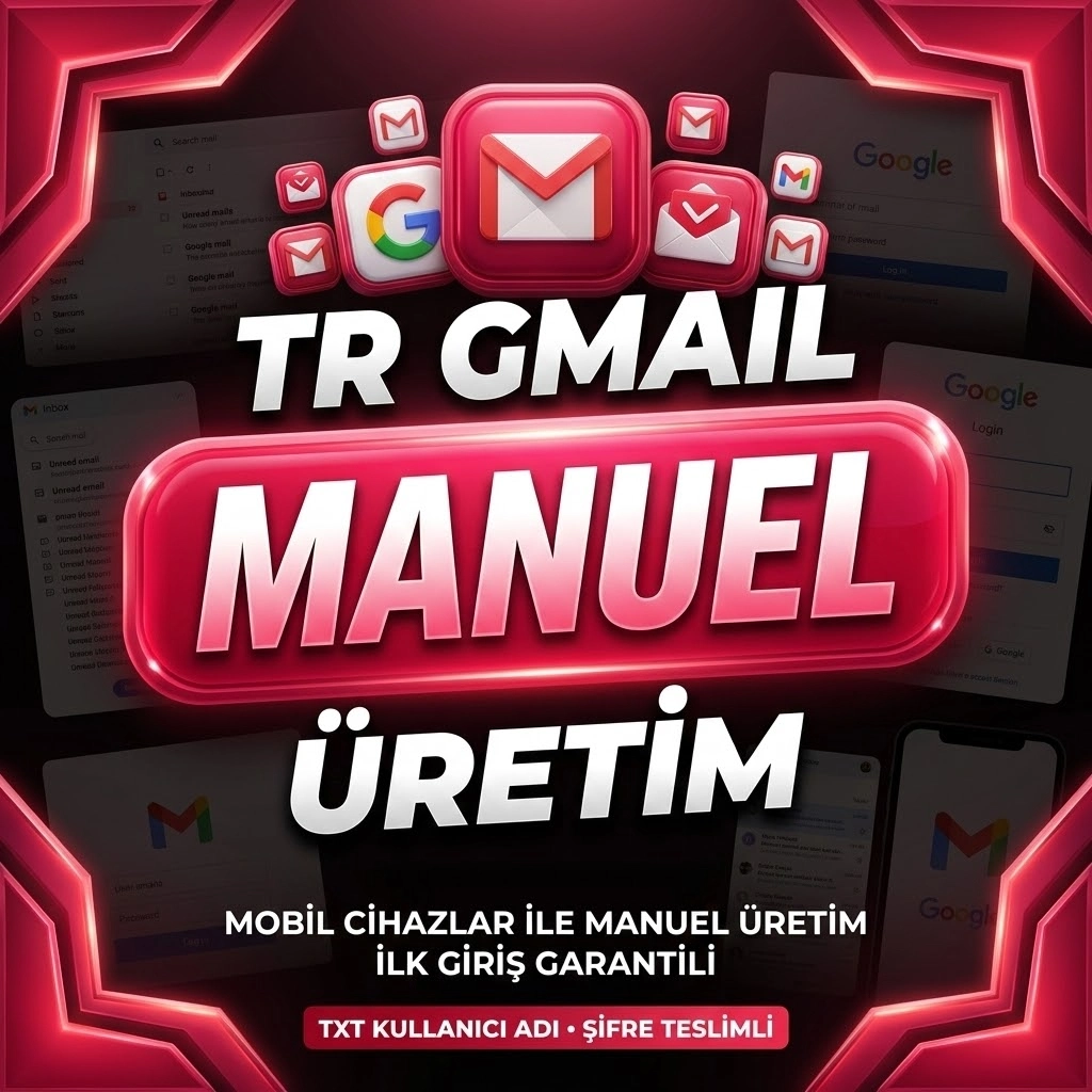 TR Gmail Manuel Üretim TR İp | Google Adwords Uyumlu